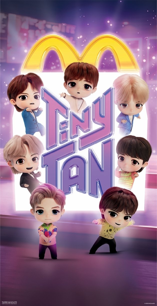 韓国マクドナルドTinyTANハッピーセット第2弾「アンコールエディション」全7種フィギュア画像